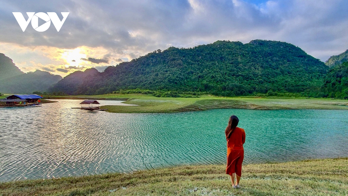 Discovering peaceful meadow in northern mountainous province